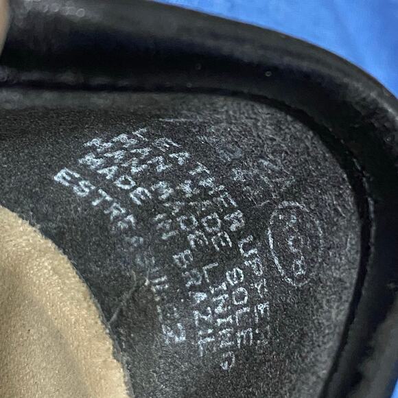 Easy Spirit Anti-Gravity Black Leather Loafers Size 7.5 AA Rubber Sole Shoes - Picture 11 of 13